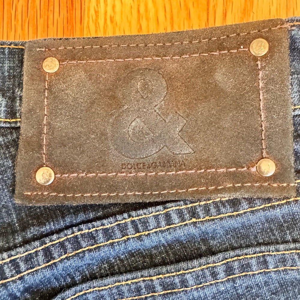 Dolce & Gabbana Men's Dark Blue Denim Jeans